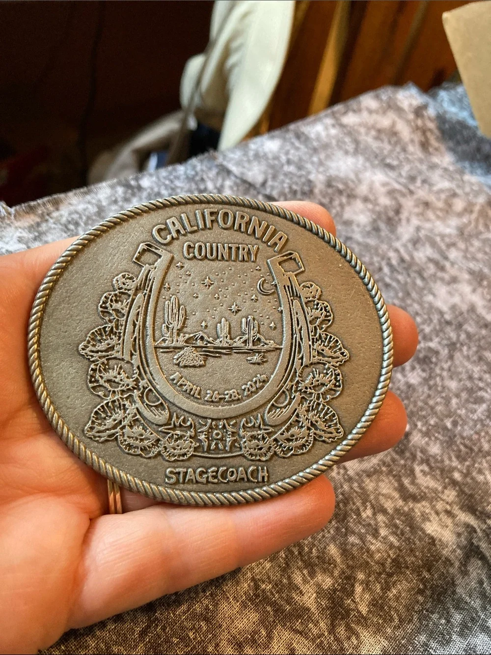 California Country Commemorative Belt Buckle